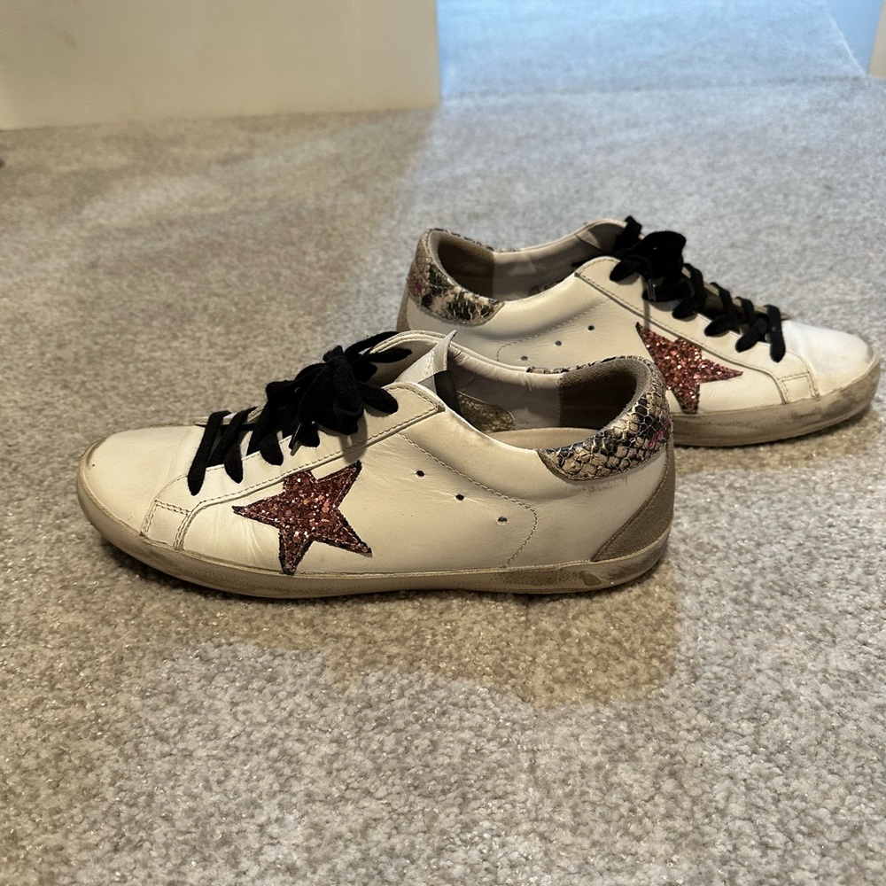 Authentic golden goose low top sneakers